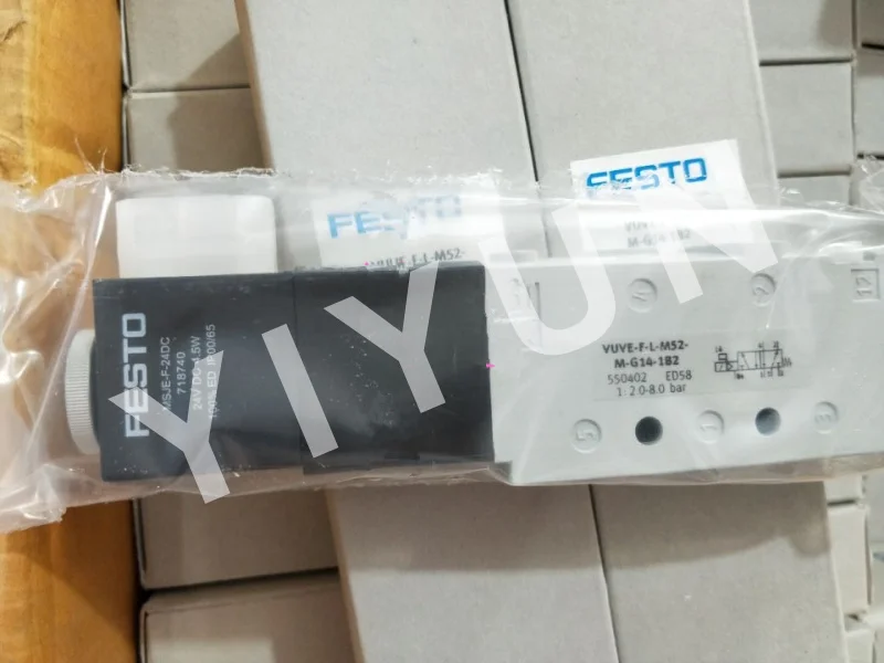 VUVE-F-L-M52-A-G14-3AB2 550423 VUVE-F-LP-B52-G18-1C1 15151002 VUVE-F-L-M52-M-G14-1B2 550402 электромагнитный клапан festo |