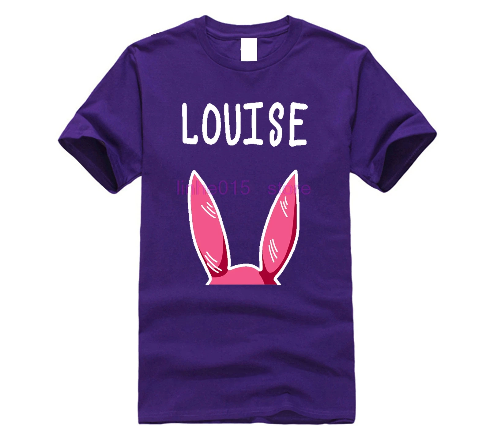 Bobs Burgers Louise приталенная хлопковая футболка с надписью Next Level 100% хлопок большие