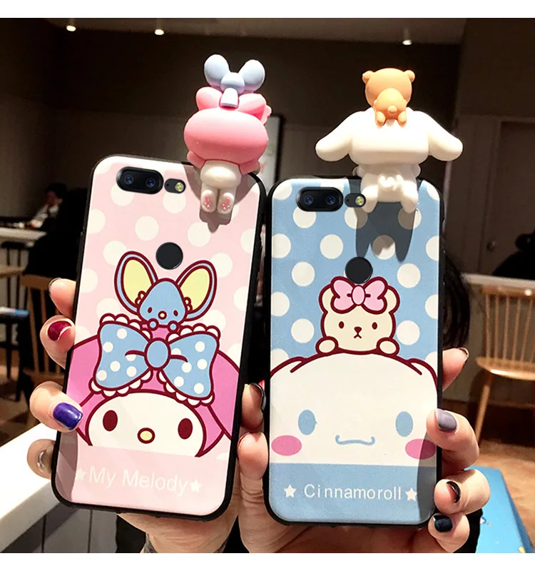 Oneplus 7 Cute My melody Soft TPU Phone Case For OnePlus 5 5T / 1+6 One Plus 6T Cartoon Dog back cover Fundas Coque Capa |