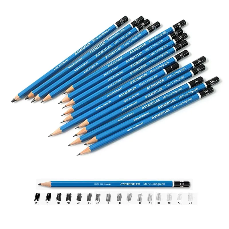 1 Набор STAEDTLER Mars lumographh 100 профессиональный карандаш для рисования товары для рукоделия