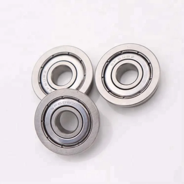 10/50pcs/lot SF604ZZ SF605ZZ SF606ZZ SF607ZZ SF608ZZ SF609ZZ Stainless Steel Miniature flange Ball Bearings | Обустройство дома