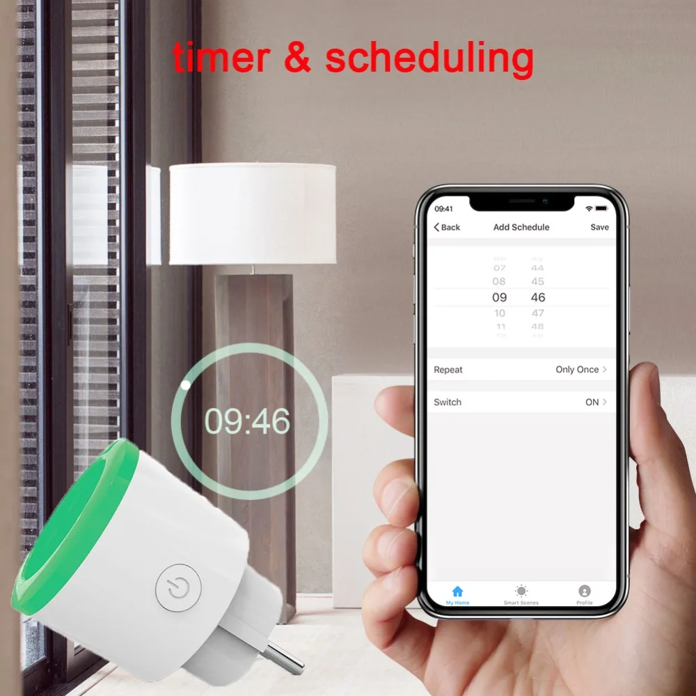 Умная розетка Wifi умная розетка приложение Smart Life EU Франция США AU Великобритания Польша вилка Alexa для Google Mini