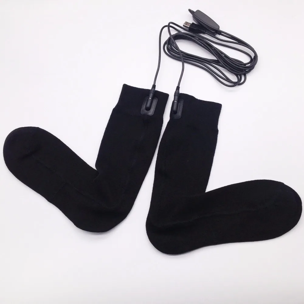 Носки хлопковые с подогревом 5 В 3 режима|heated socks|usb heated socksheat warmer |