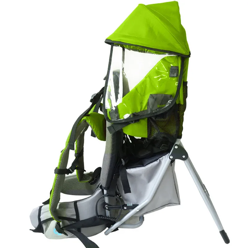 Foldable Baby Travel carrier Waterproof Baby Toddlr Hiking Backpack Outdoor Mountaineering Shade Carrier-Original Frame Chair