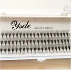 Новые 8-18 мм 60 прядинабор натуральные C завитки 61020D черные 0,07 мм волокна ресниц Накладные ресницы наращивание красоты советы большие инструменты для глаз