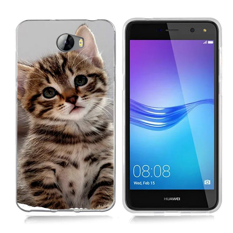 Мягкий прозрачный чехол из ТПУ для телефона Huawei P9 Lite/P10 Lite Y5 ii Y5ii/5A LYO-L21/Y6 II Fundas
