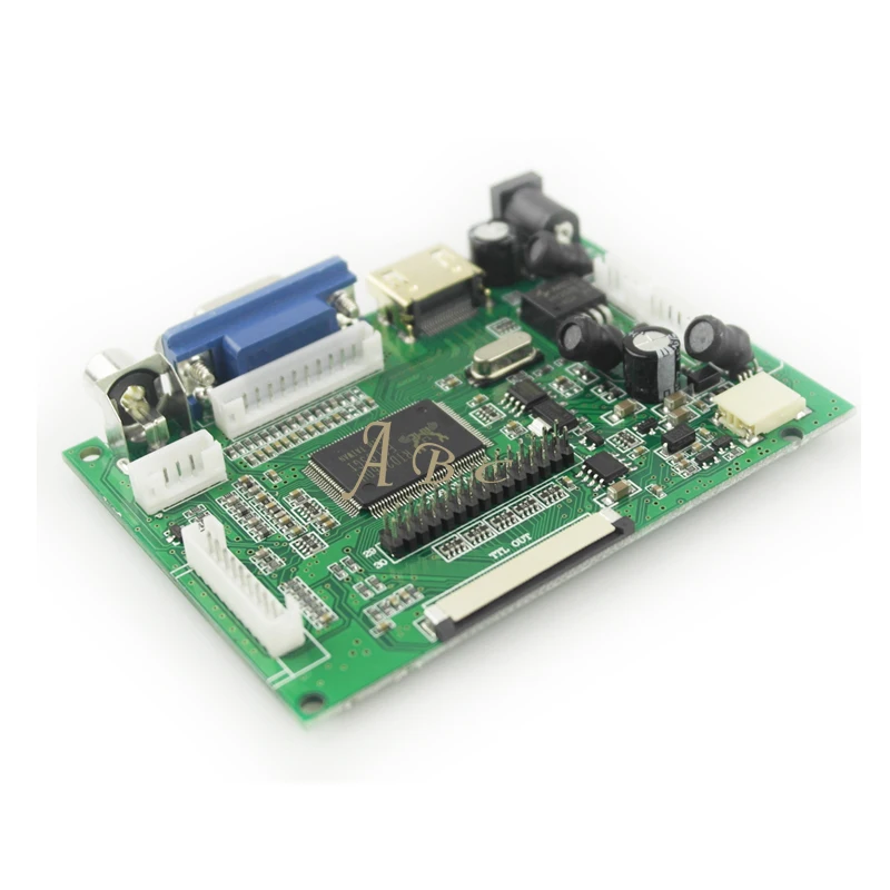 Плата контроллера HDMI VGA 2AV LVDS для Raspberry PI 2 ЖК-дисплей TFT экран 17 дюймов 1920x1200 канала 6