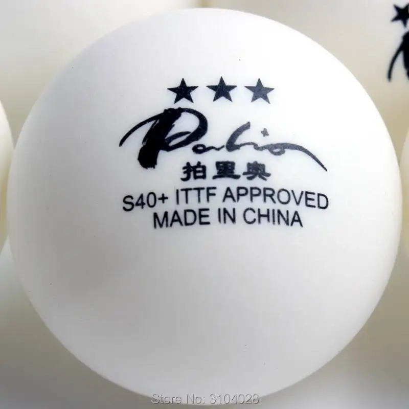 Мяч для настольного тенниса Palio S40 + пластик со швом 3 звезды мяч ITTF из АБС-пластика