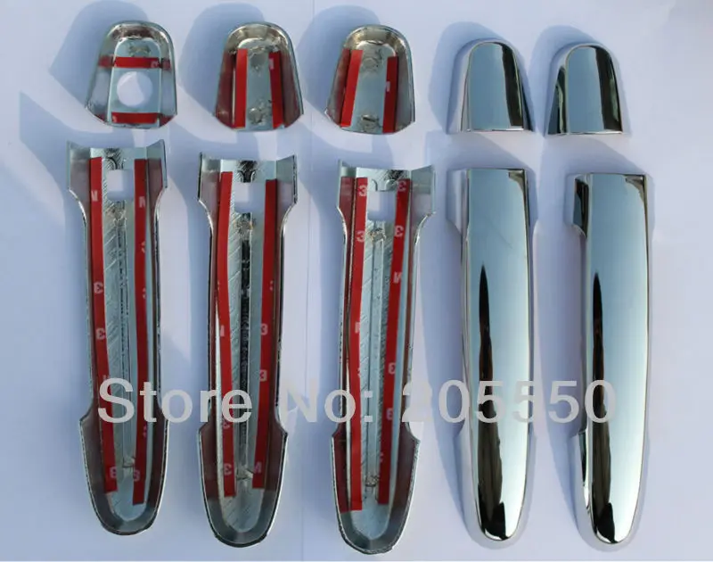 Автомобильные дверные ручки крышки с 1 Замочная скважина 3 Смарт кнопки