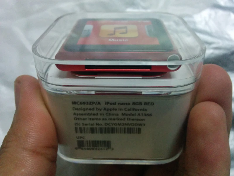 White FOR Apple iPod nano 6th Generation 1.8'' IPS touch screen 8GB MUSIC FM VIDEO MP3 PLAYER A variety of language |