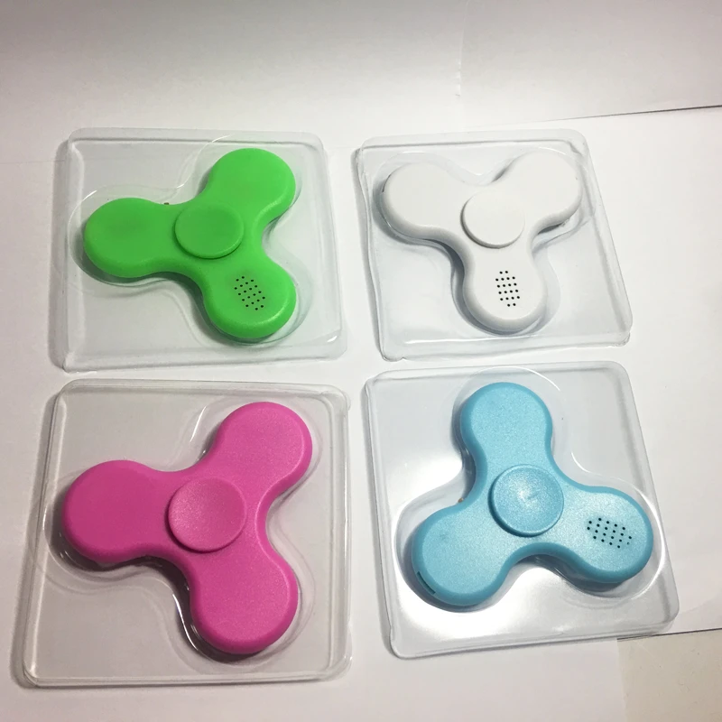 Блесна Динамик светодиодный мини EDC ABS Bluetooth пальца гироскопа палец Spinner сделать