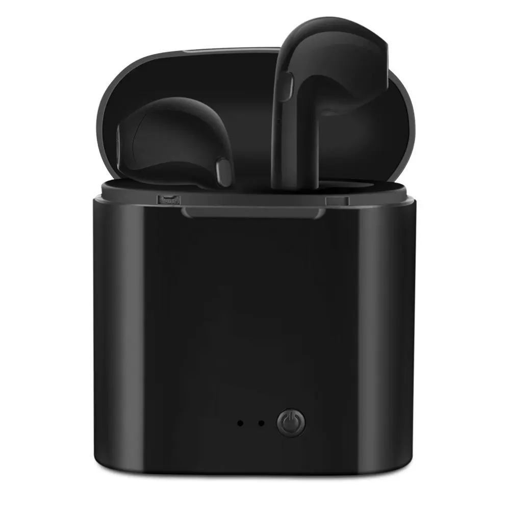 100 шт./лот HBQ I7s Беспроводной наушники с порошок банк гарнитура Bluetooth в ухо