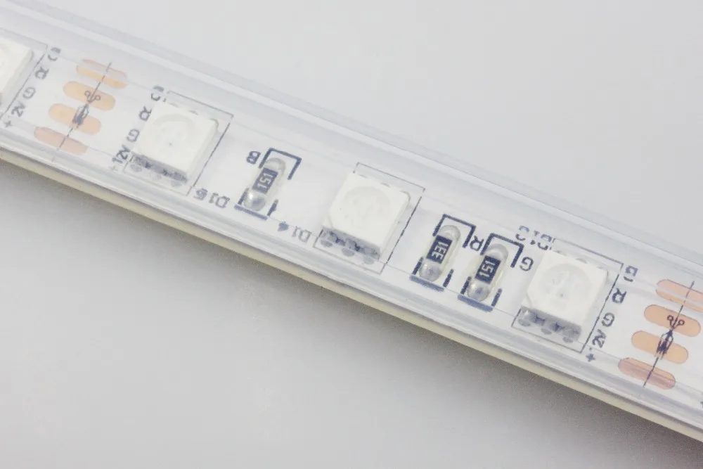 RGB цвет 5MLED полоса 5050 SMD 12V гибкий свет 60LED/m 300 светодиодов водонепроницаемый в