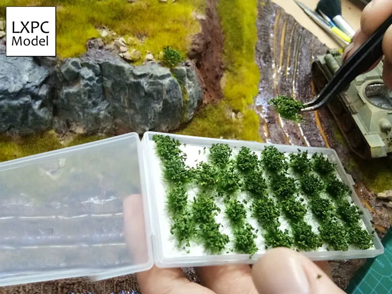 Имитационная модель сцена куста DIY материалы ручной работы|Архитектура / Дом