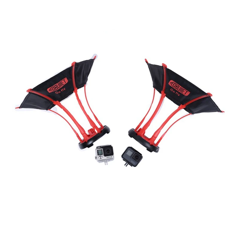 Parabolic airdrop device Parachute Air Flight photography For GoPro Hero 7 6 5 4 Camera Frame Aerial View Accessories | Электроника