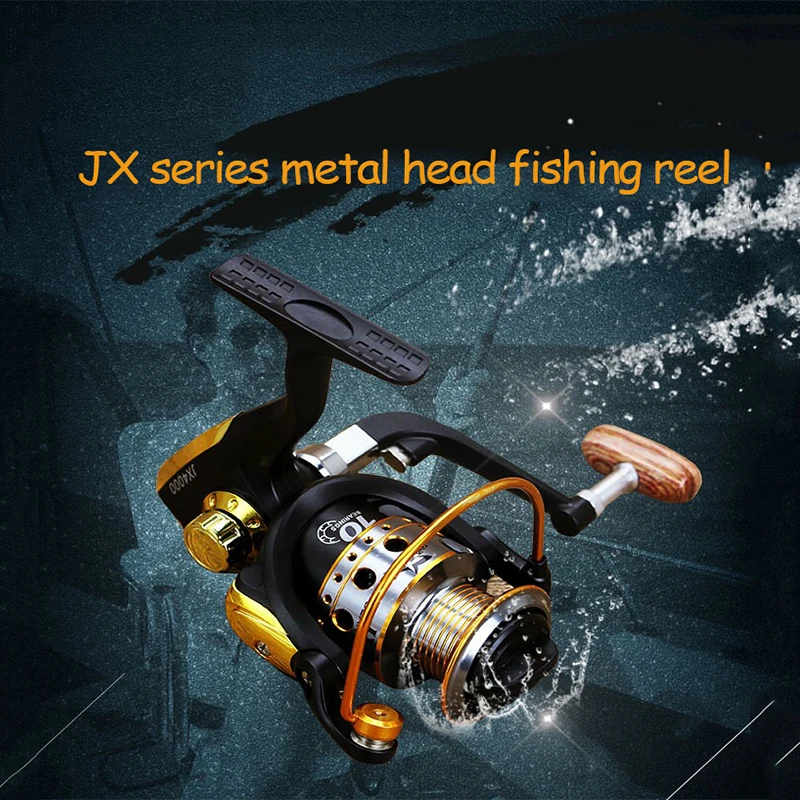 Winter fishing reel 1000-7000 10BB 5.1:1 Gear ratio Wooden handle metal Fishing Reels Spinning Reel | Спорт и развлечения