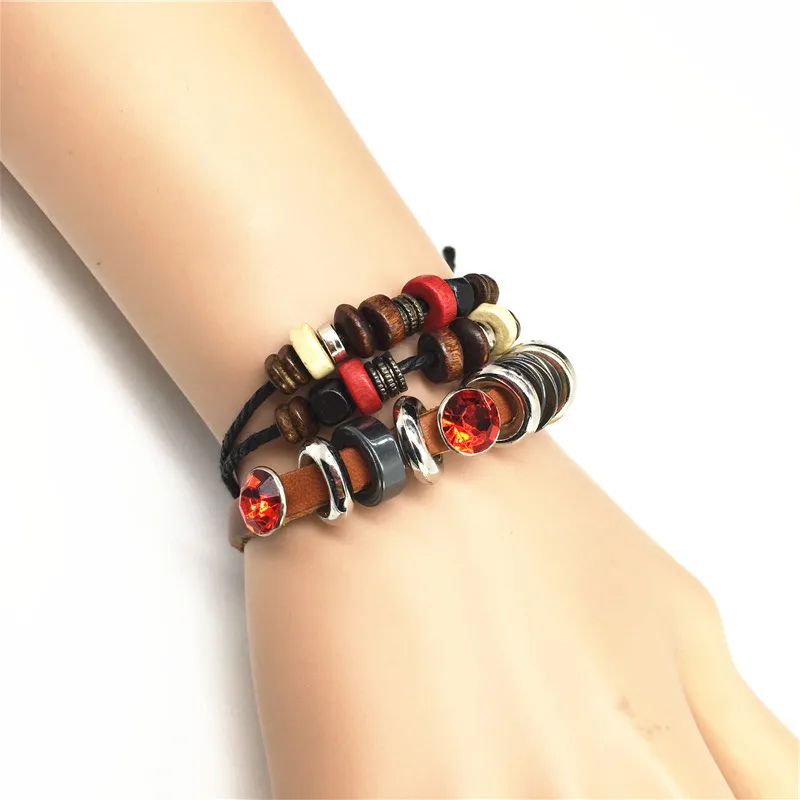 2016 богемный винтажный браслет с подвеской кристаллами для друзей браслеты из