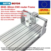 cnc 6040 frame kit diy router milling cutting engver machine 80mm spindle bracket support