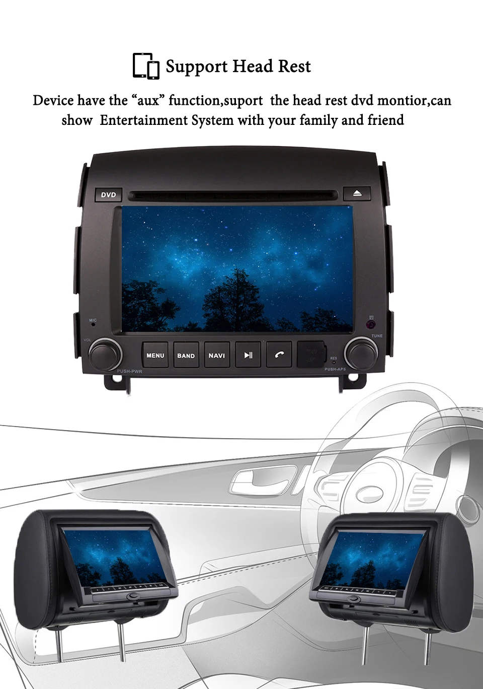 6,2 дюймов 4 Гб+ 32 ГБ, Android 8,0 Автомобильный DVD плеер для hyundai sonata 2006 2007 2008 Bluetooth gps навигации магнитолы стерео