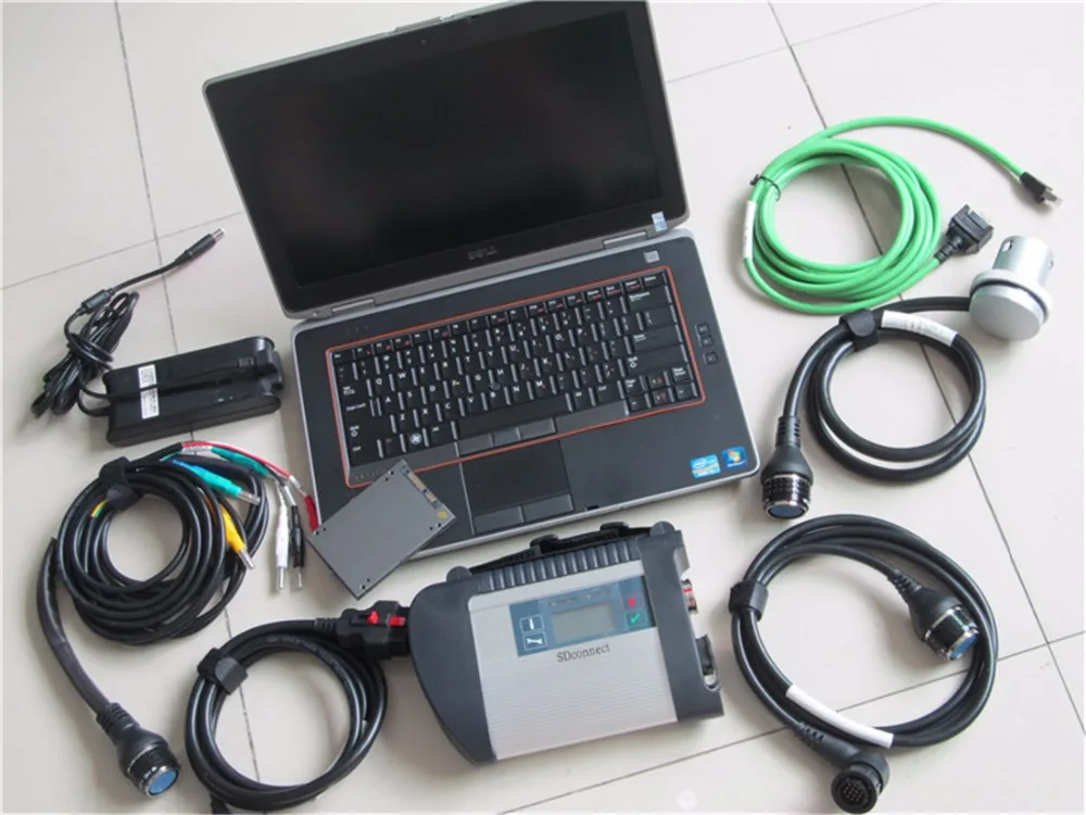 

2022-12 Professional diagnostic tool Mb star c4 sd connect with stable laptop i5 e6420 latest version 360G SSD