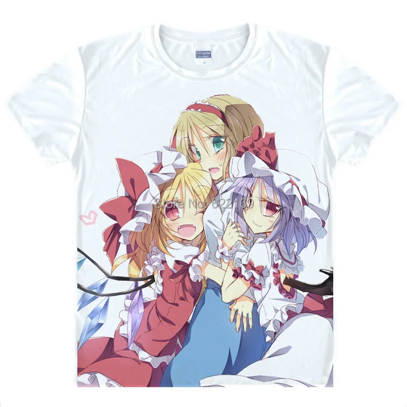 Футболка Touhou Project Yagokoro Eirin костюмы для косплея Мужская футболка из японского