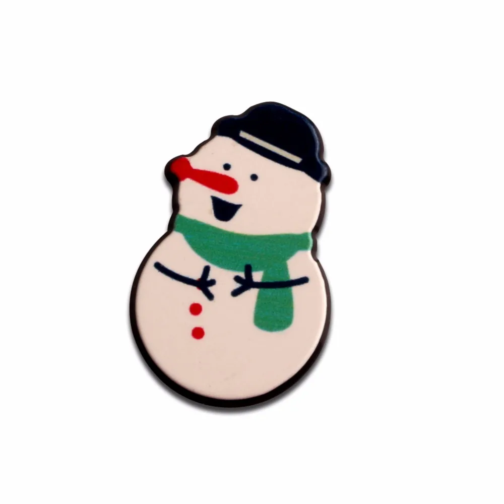 LF 20 шт. акриловые бусины Рождественские украшения для поделок кабошон с плоской