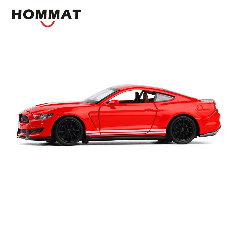 HOMMAT 1:32 весы Ford Mustang Shelby GT350 Игрушечная модель автомобиля Diecasts & Toy транспортные