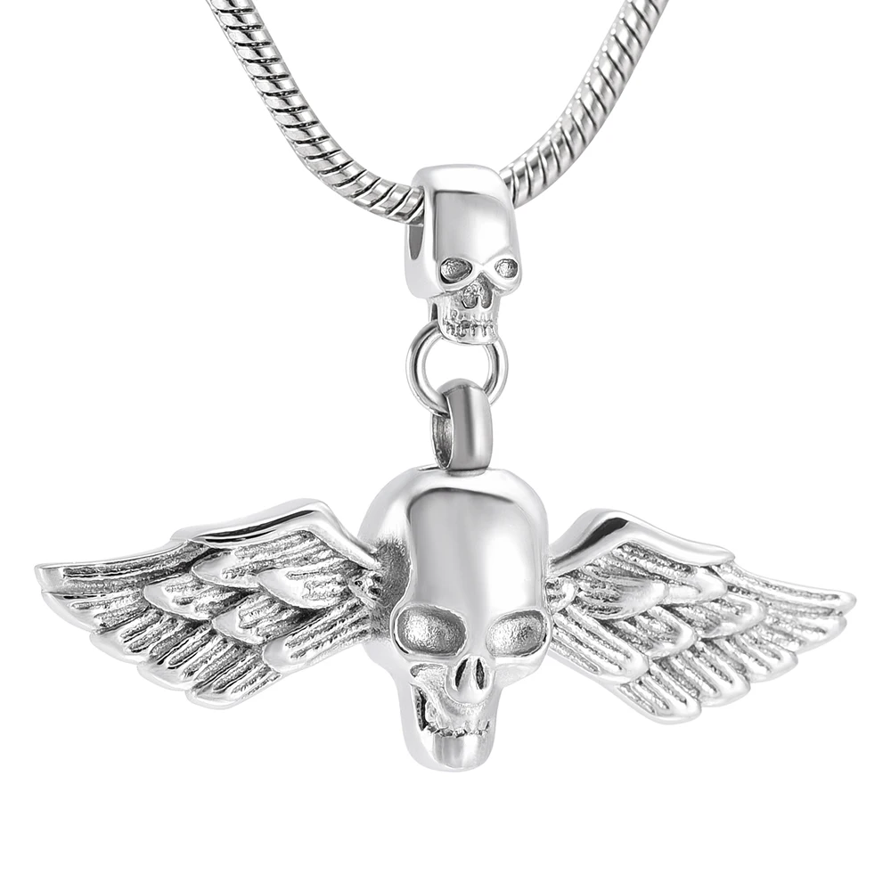 IJD10070 Ожерелье Подвеска урна коробка Крылатая форма черепа четыре цвета можно оптом и в розницу IJD10070 Ожерелье Подвеска урна коробка Крылатая форма черепа четыре цвета можно оптом и в розницу