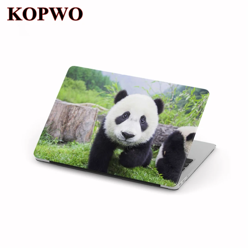 Защитный жесткий чехол для ноутбука KOPWO Animal Panda серии Apple Macbook New Air Pro 11 12 13 3 15 4