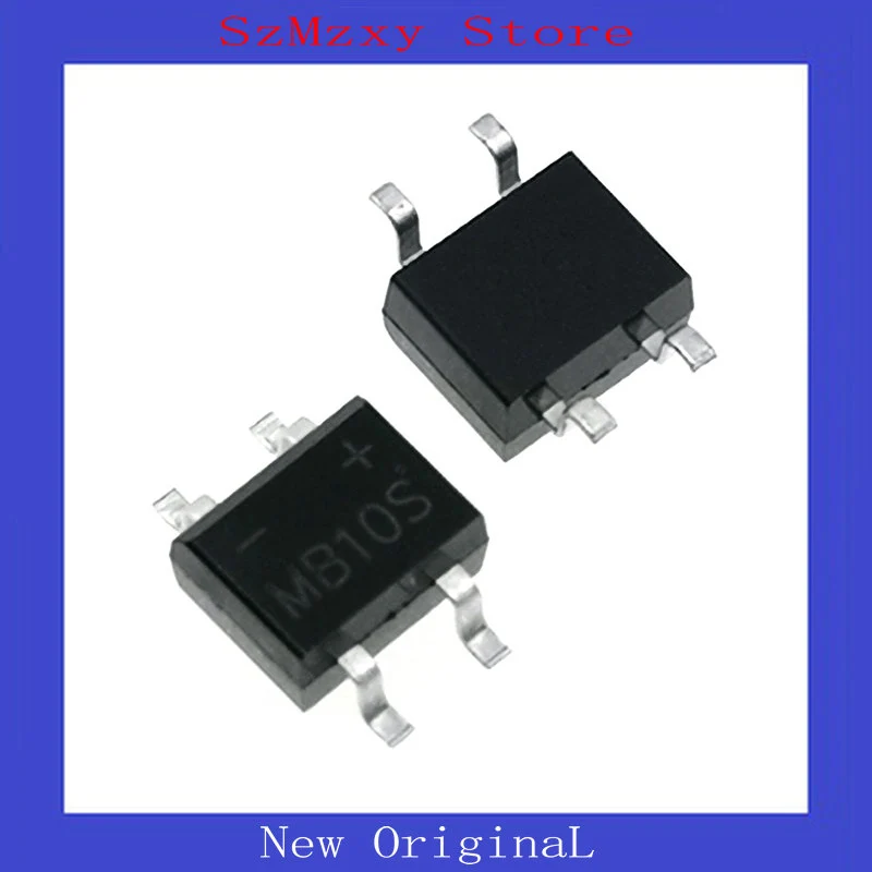 

50PCS/Lot New MB10S MB10 0.5A 1000V SMD4