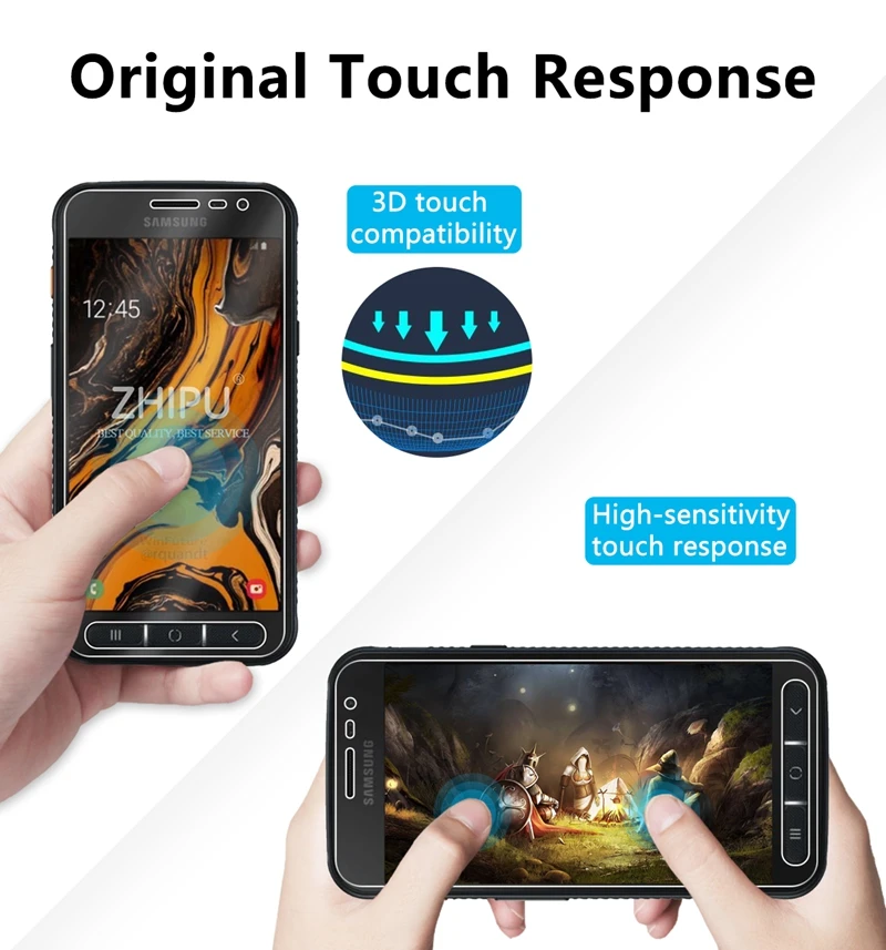 Закаленное стекло для Samsung Galaxy Xcover 4S защита экрана 2.5D 9H закаленное защитная