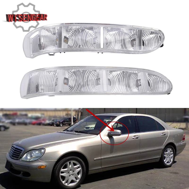 Желтый светодиодный указатель поворота для Mercedes Benz W220 S550 S600 S430 S350 S55 S65 AMG W215 CL