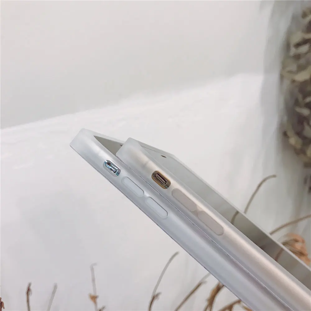 Матовый чехол для телефона с рисунком русалки и рыбьей чешуи IPhone XSmax XR XS X 8 8Plus 7 7Plus