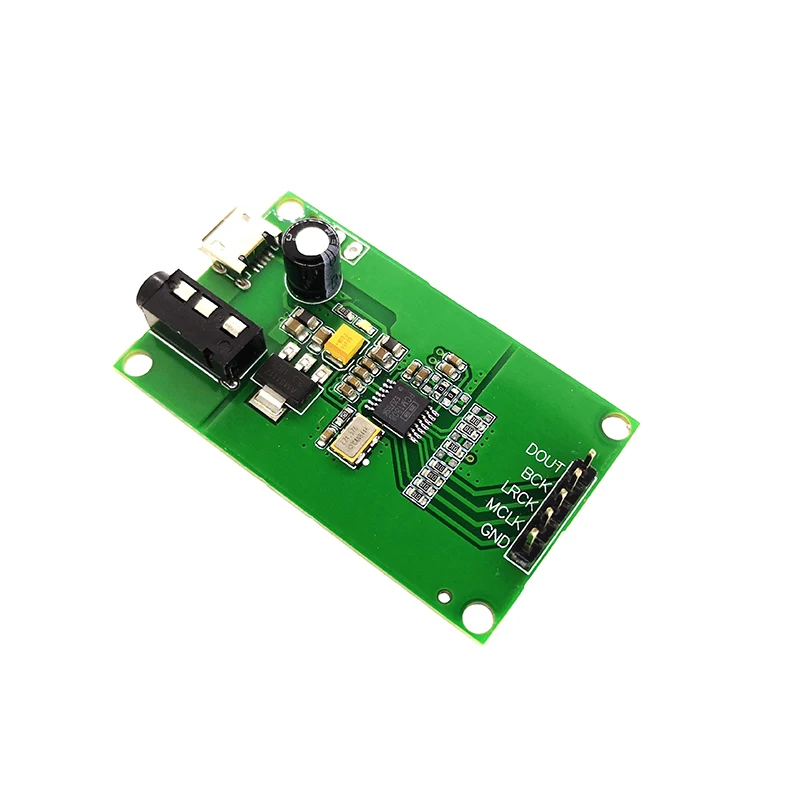 

PCM1808 ADC AUX 3,5 стерео одностороннее Аналоговое аудио для кодирования внешней платы I2S