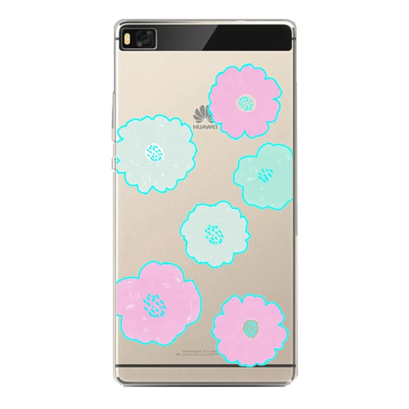 Flora Soft Clear TPU Phone Case For huawei P10plus P8 P9lite honor 3c 4c 6a 7 8 9 5c Coque Printed Bear Cute Cover Free Shipping | Мобильные