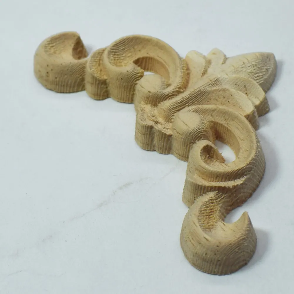 Декор для мебели резьба по дереву европейский стиль круглая аппликация сердце