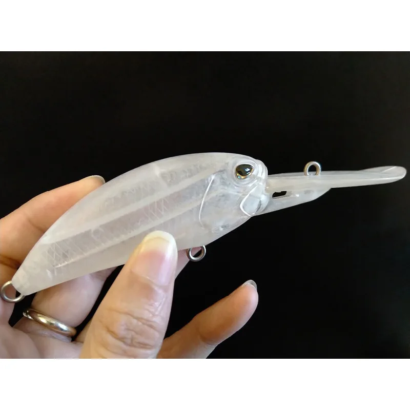 GYFISHING 10 шт. Высокое качество Неокрашенный глубокий дайвинг рыболовные приманки жесткие приманки 6,2" /1 унций