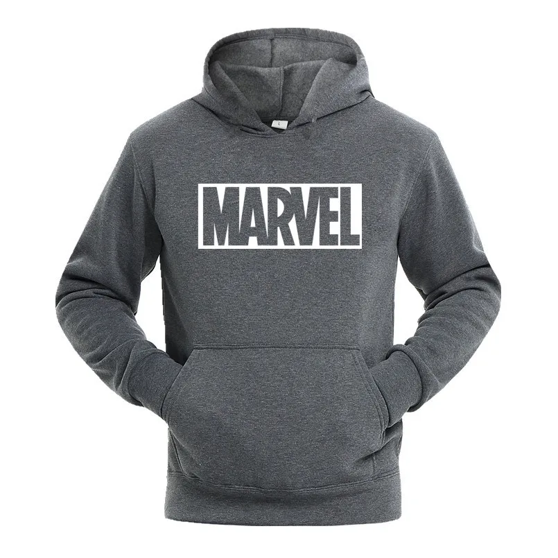 Новые толстовки с супергероями Marvel модные хлопковые мужские капюшоном крутые