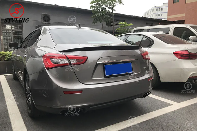 Углеродного багажник спойлер Novitec Стиль для Maserati Ghibli спойлер заднего бампера крыло