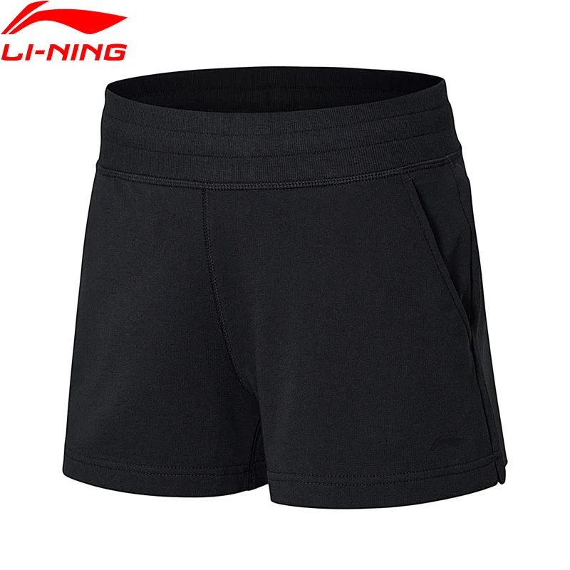 (Код Break) Li Ning женские спортивные шорты повседневные из 100% хлопка дышащие с