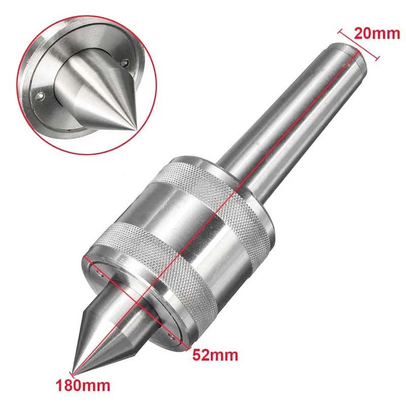 Прочный токарный станок Morse Taper MT3 вращающийся центр с тройным