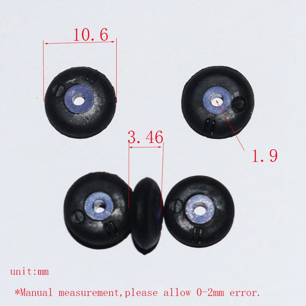 10/100 шт. 2x11 мм самолёт колесо Радиоуправляемый автомобиль самолёт Робот детские игрушки для мальчиков diy Детские аксессуары Монтессори игрушки nero WY112A