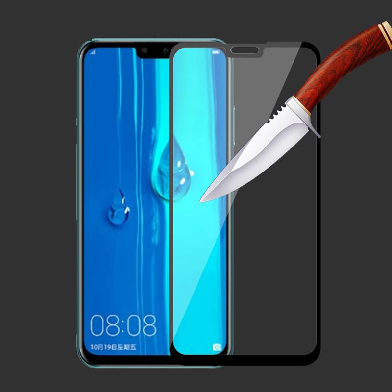 3D закаленное стекло с полным клеем для Huawei Enjoy 9 Plus полное покрытие Защитная