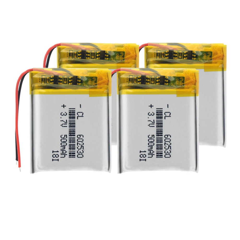 3,7 V 500mAh литий-полимерный аккумулятор 602530 батарея литий-ионный Lipo ячеек для gps MP3 MP4 игрушка bluetooth-гарнитура