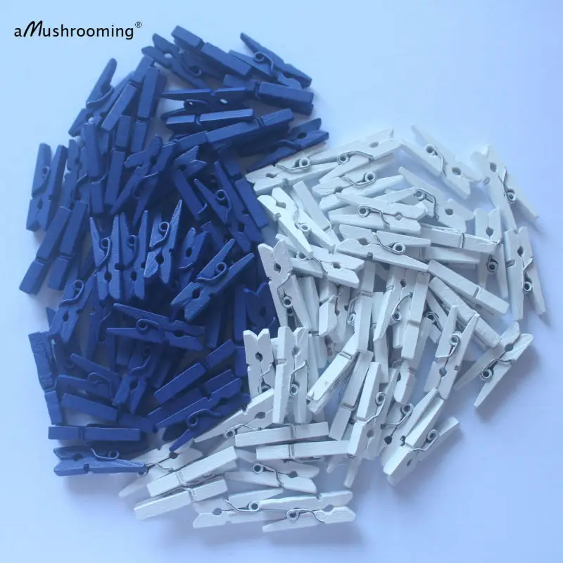 50 белых мини прищепок крошечные прищепки белые товары вечерние рождественские