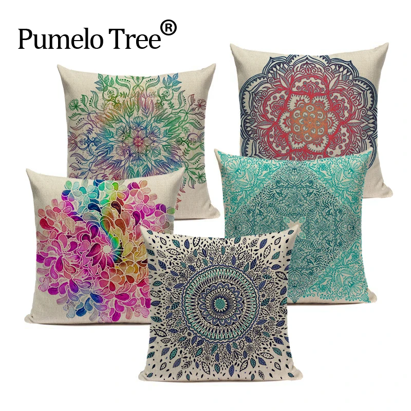 Декоративный чехол для дивана 45x45 см с цветочным принтом|sofa pillow case|pillow case floralpillow