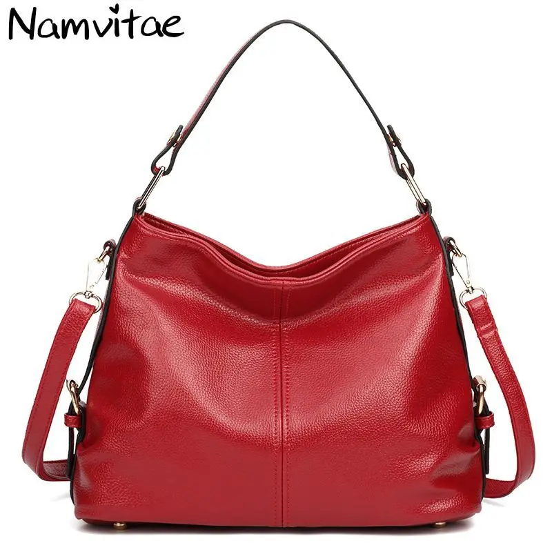 Namvitae Натуральная Кожа Женские Сумки Модная Кожаная Сумка Торба На Плечо bolsas femininas