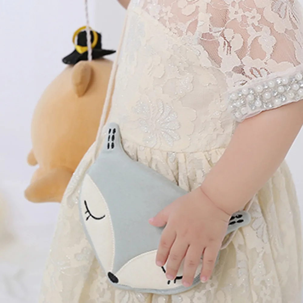 Aelicy Baby Fox модная милая сумка для хранения на одно плечо мессенджер с рисунком из