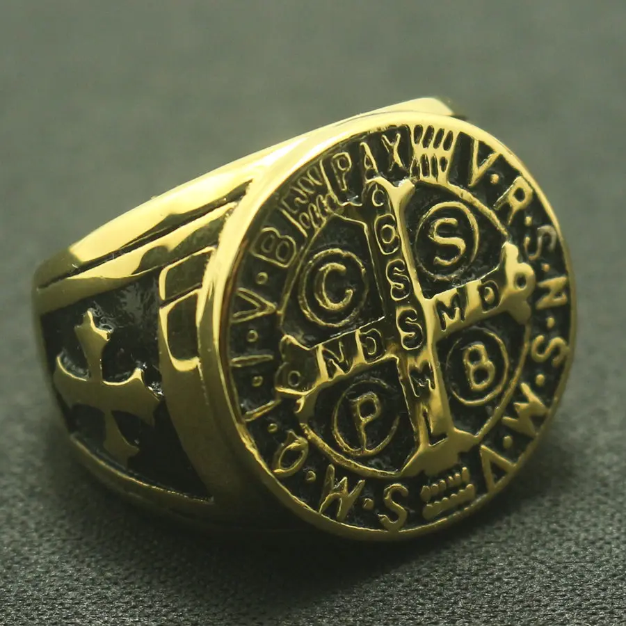 Крутое кольцо CSPB CSSML NDSMD, католическая церковь, Бенедикт детской комнаты, Экзорцизм