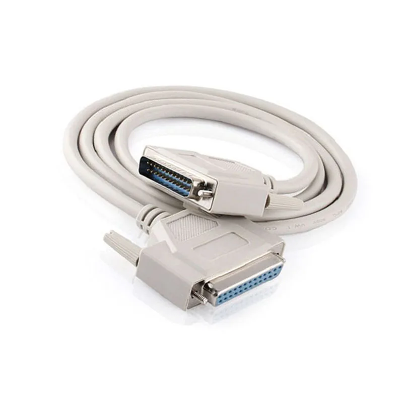 DB25 Connection Kabel Printer Copier Data Line Male To Female/ Male To Male 25PIN Extension Cable